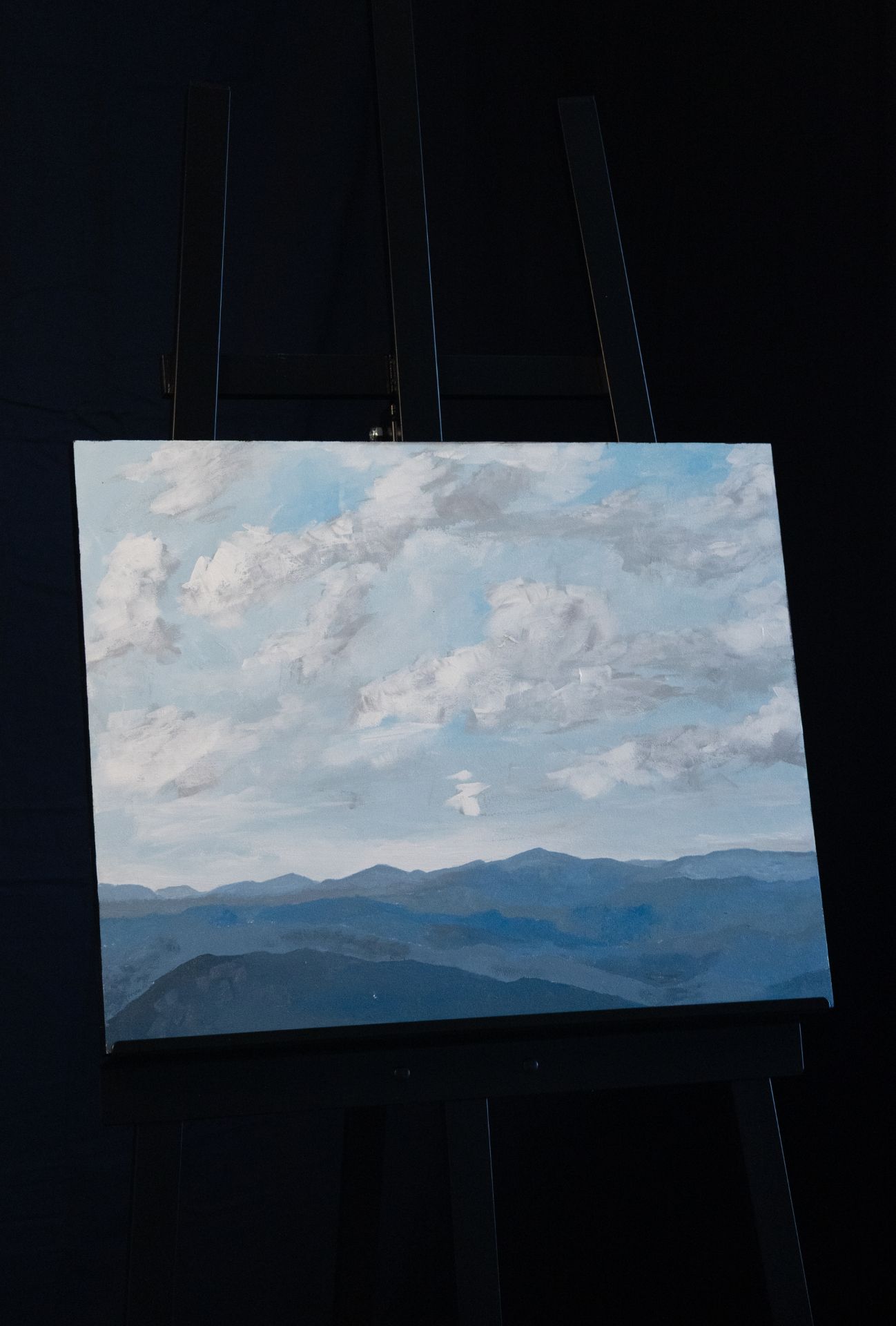 Blue Ridge, Morning — Acrylic on canvas