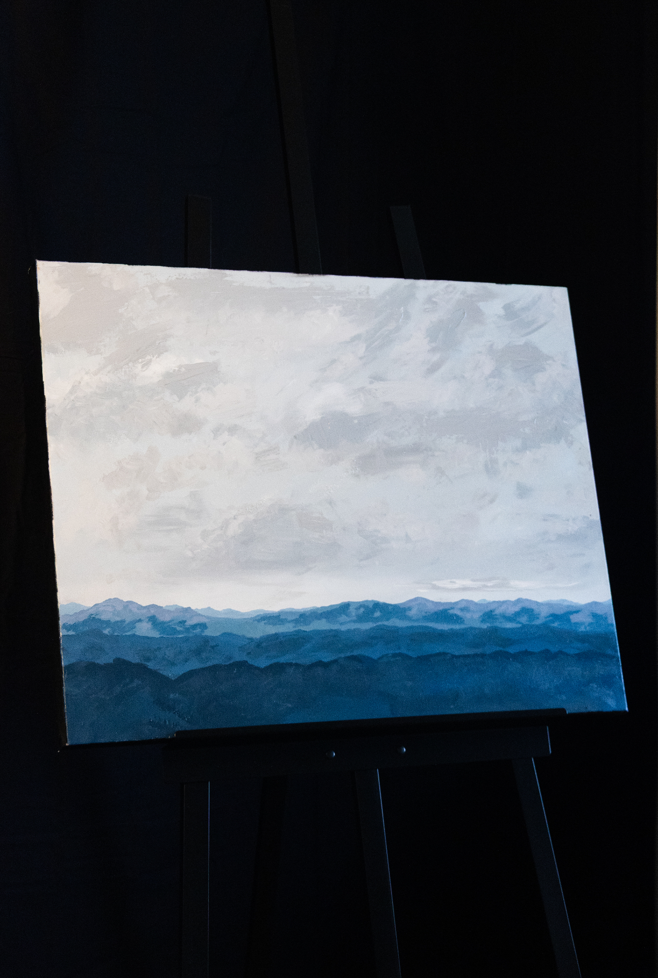 Blue Ridge, Morning — Acrylic on canvas